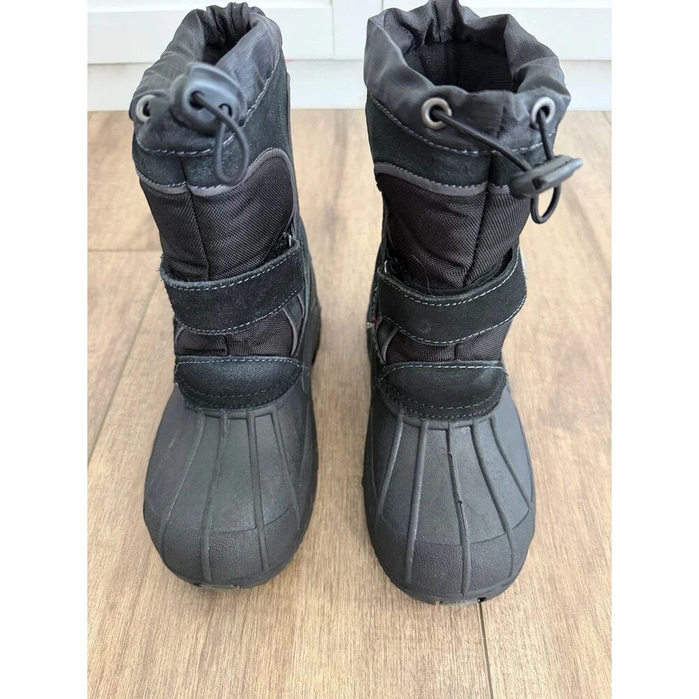 Totes black toddler snow boots size 13